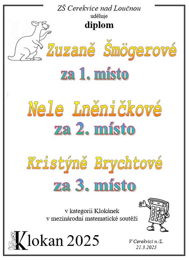 diplom-klokanek